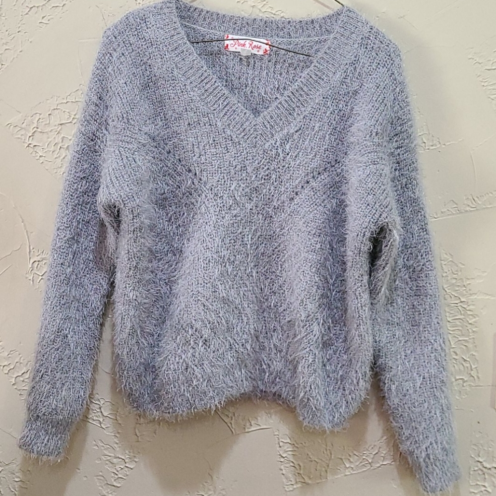 Pink Rose Sweater sz XS